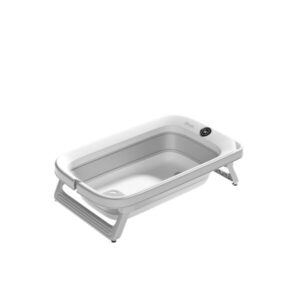 BAÑERA PLEGABLE CON SENSOR DE TEMPERATURA Gris