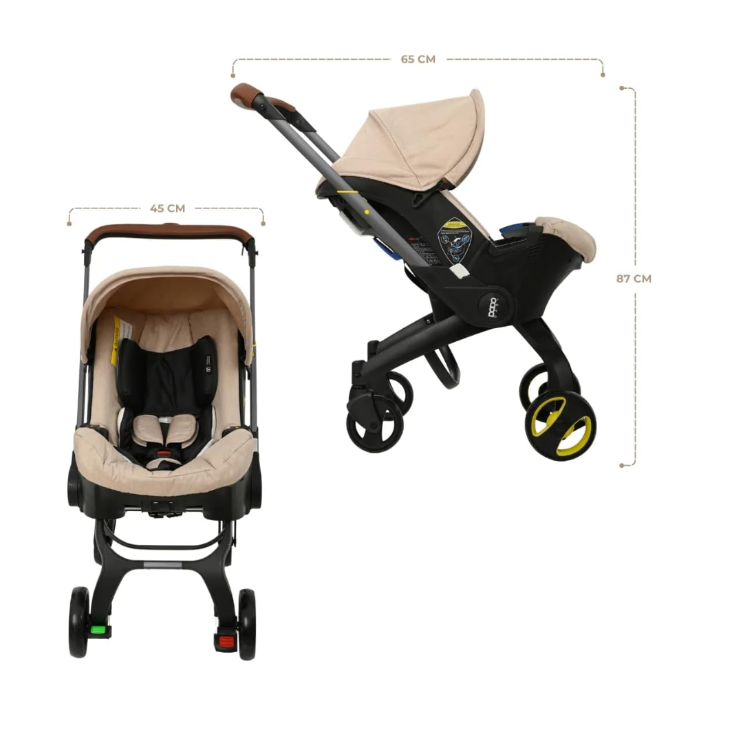 CARRIOLA PORTABEBE TIPO DONNA BEIGE - Imagen 2