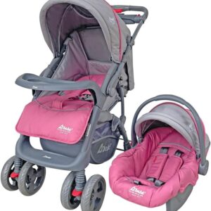 CARRIOLA Travel System MANGO REVERSIBLE SIMPLE AVENTURA ROSA