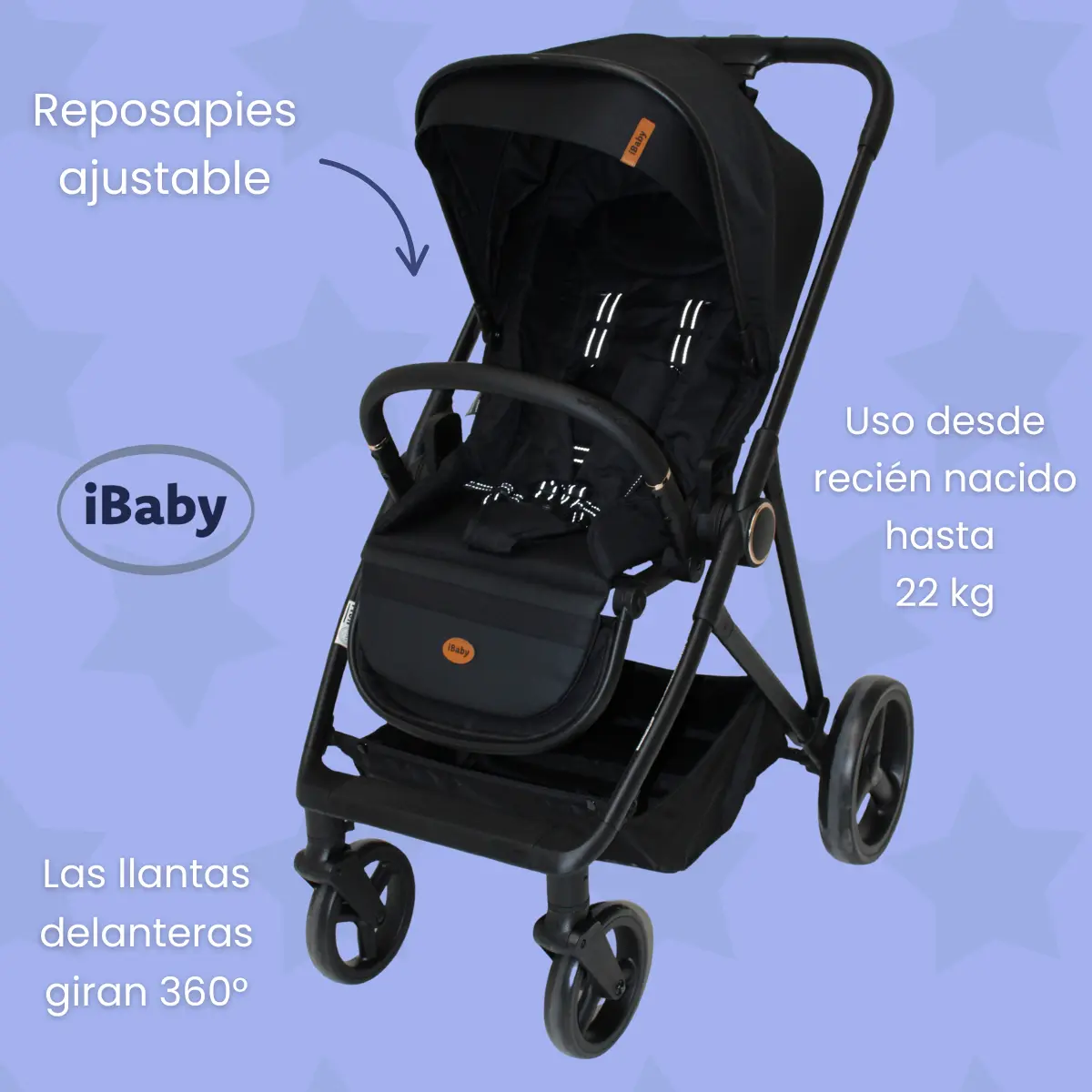 CARRIOLA TRAVEL SYSTEM CON PORTABEBE Sicilia IBaby - Imagen 8