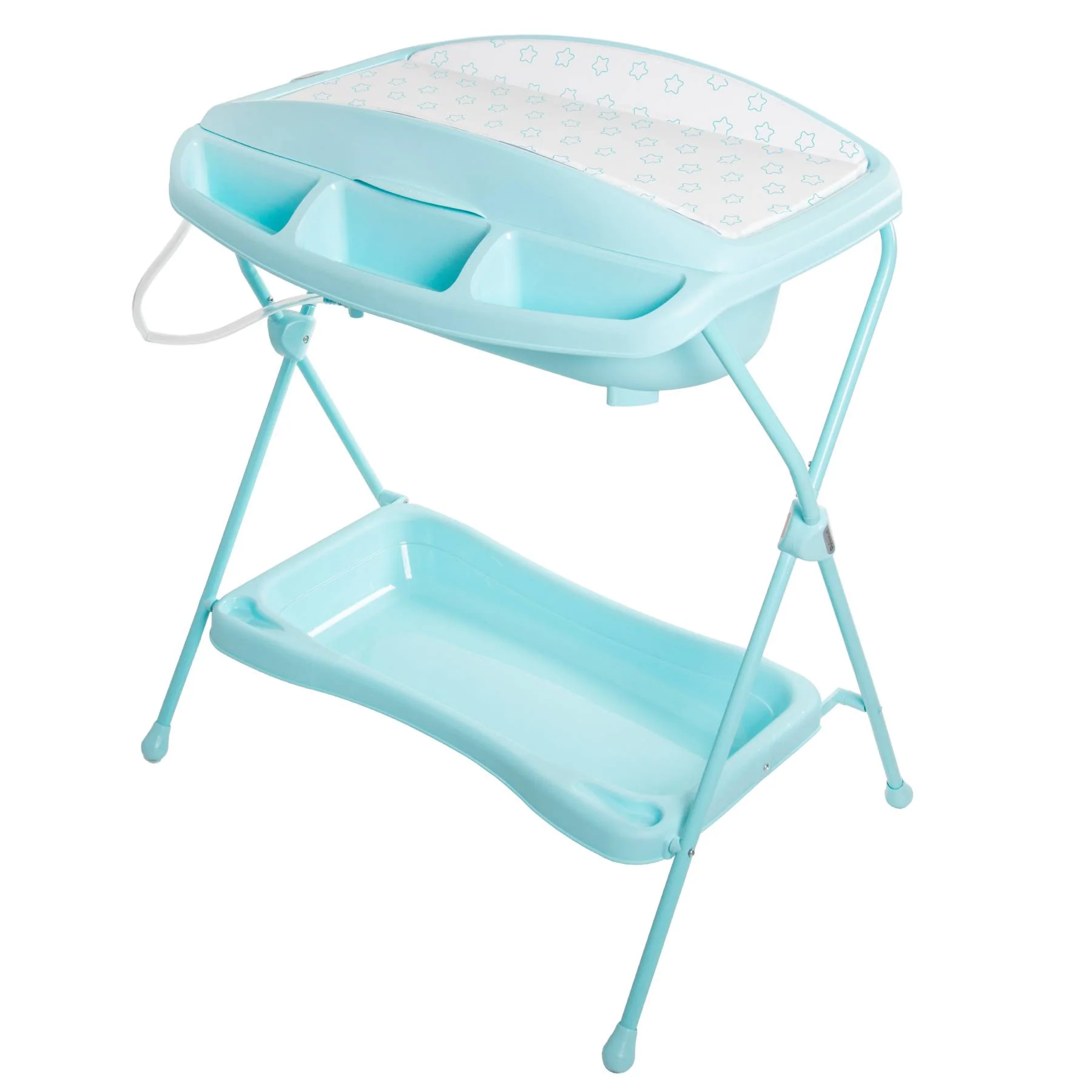 BAÑERA CON CAMBIADOR y base Milán Prinsel AZUL