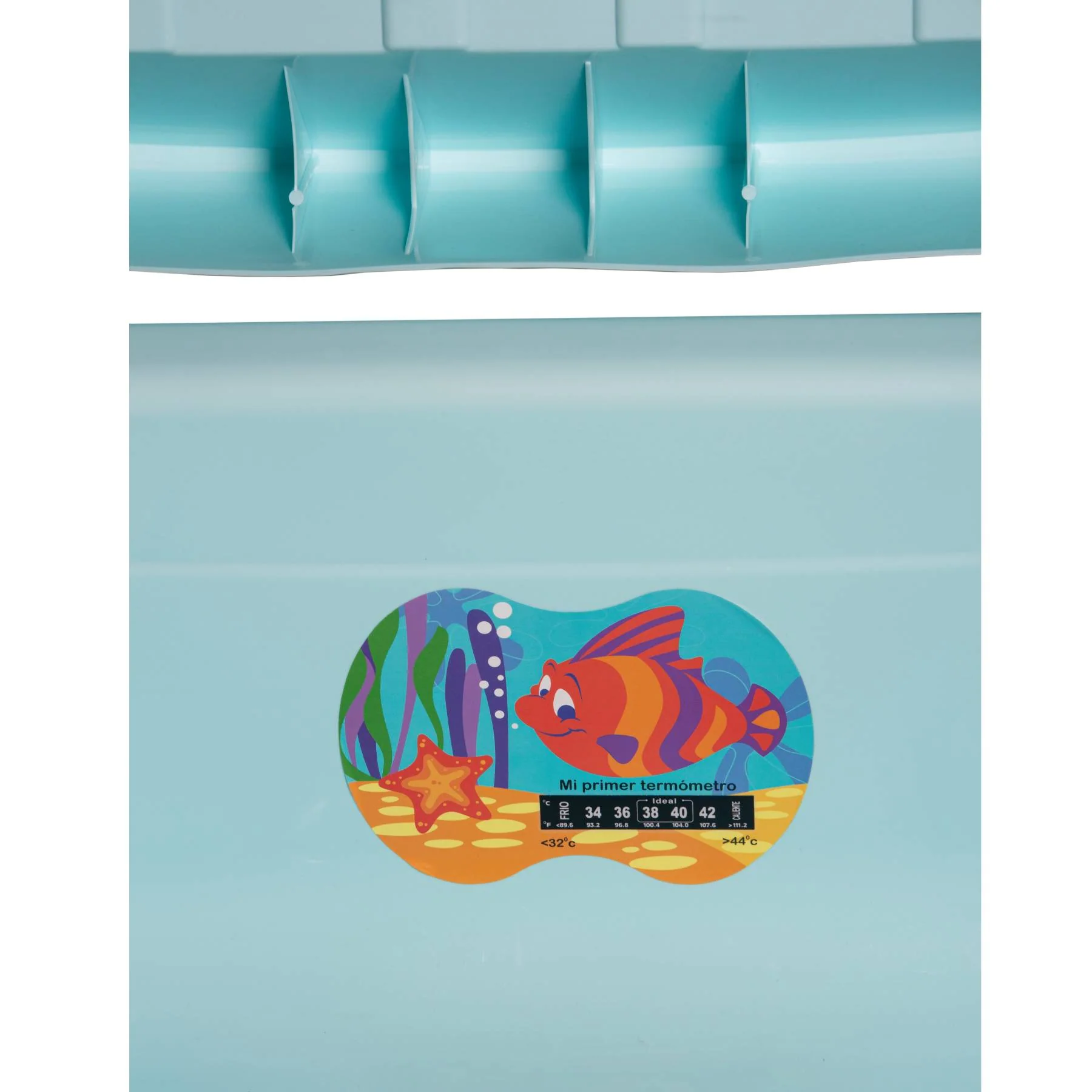BAÑERA CON CAMBIADOR y base Milán Prinsel AZUL - Imagen 4