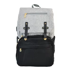 PAÑALERA CON ADAPTADOR USB Negro/Gris