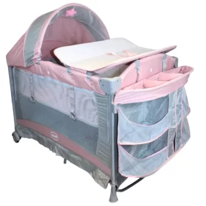 Cuna Corral Colecho Dolche 4 en 1 Rosa