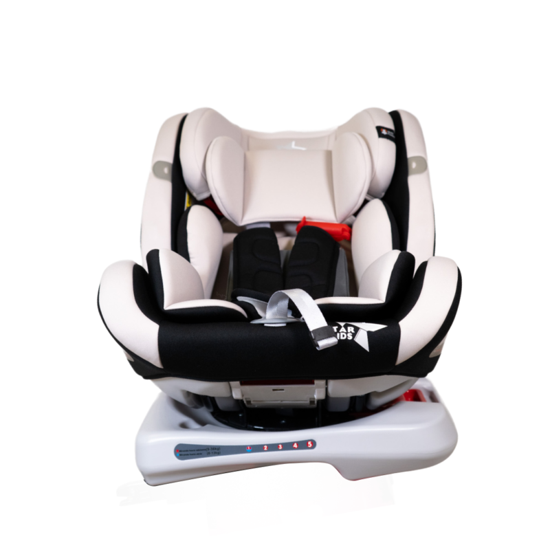 AUTOASIENTO STAR KIDS Giro 360° Gris/negro - Imagen 7