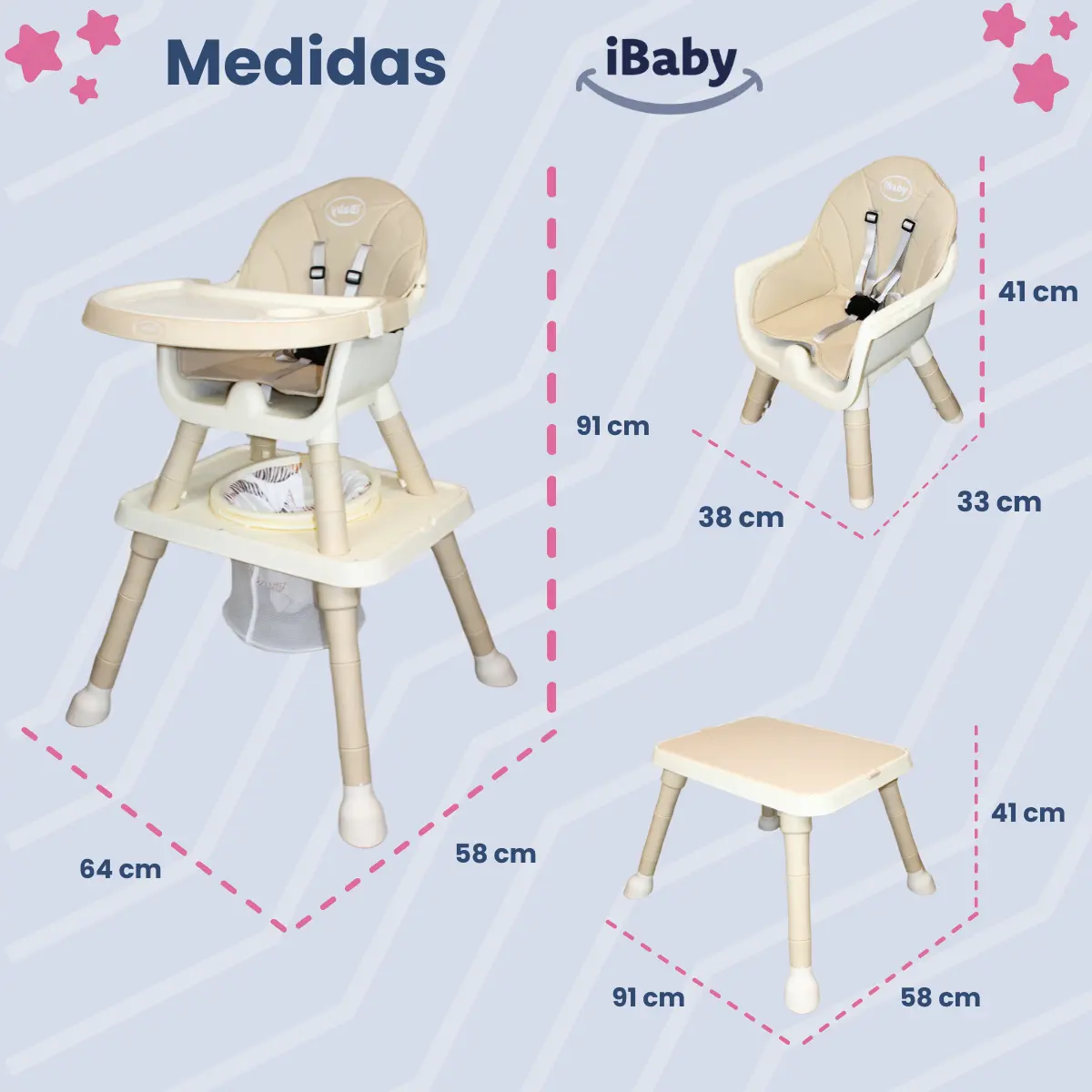 SILLA PERIQUERA PRIMI PASTI IBABY - Imagen 7