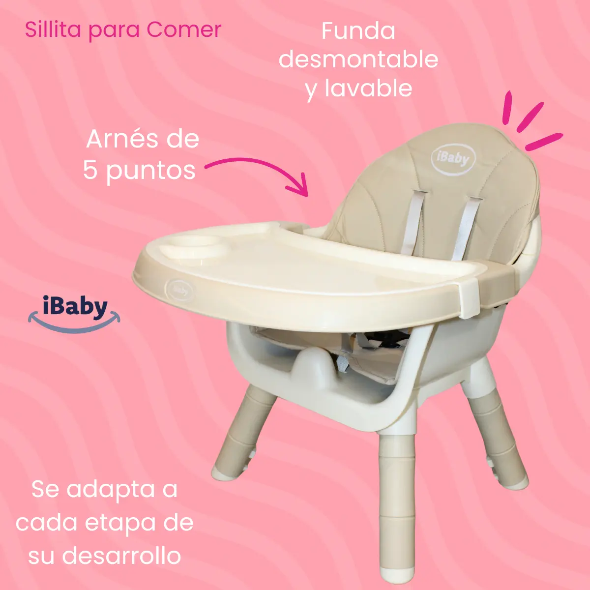 SILLA PERIQUERA PRIMI PASTI IBABY - Imagen 5