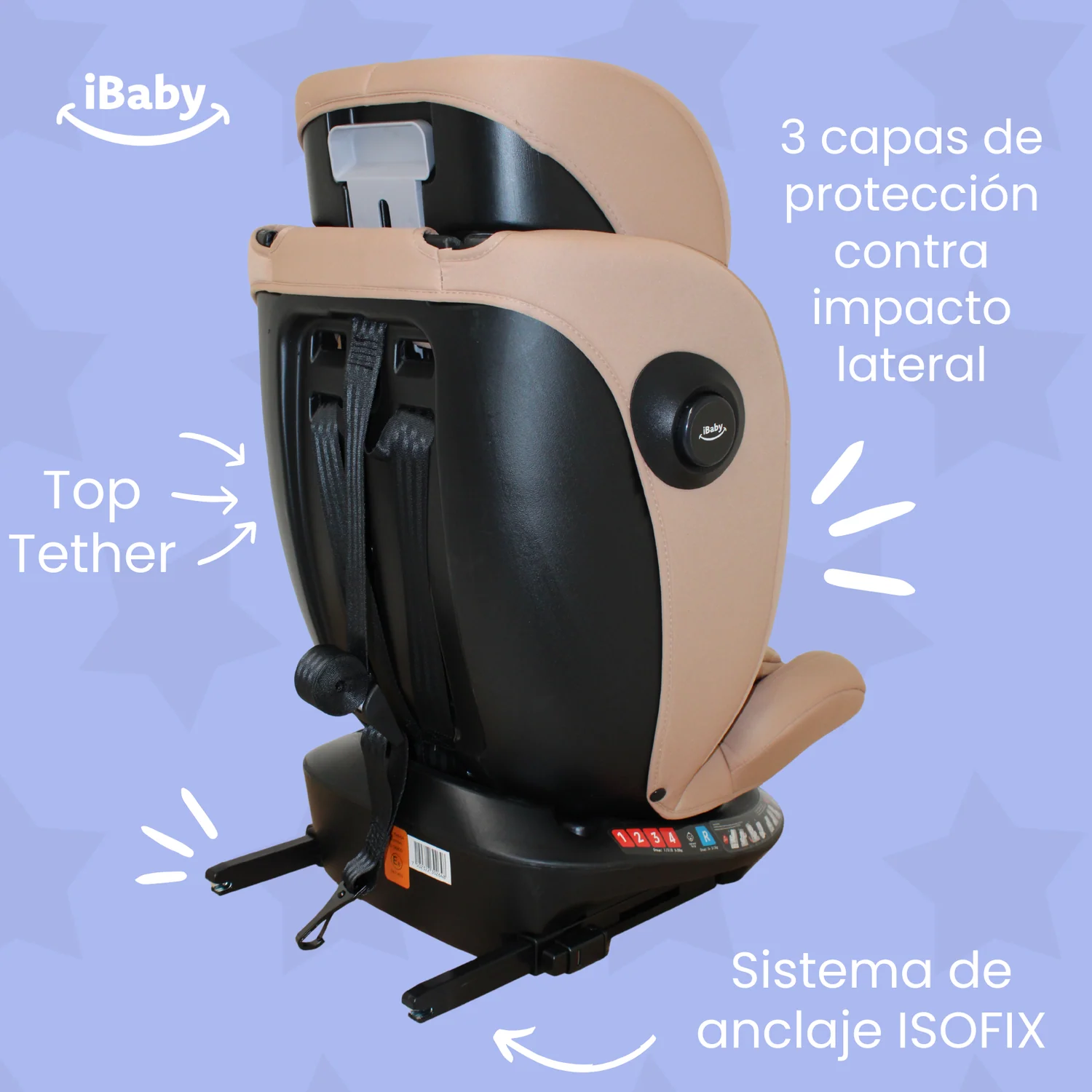 SILLA PARA AUTO IBABY GIRO 360° - Imagen 7