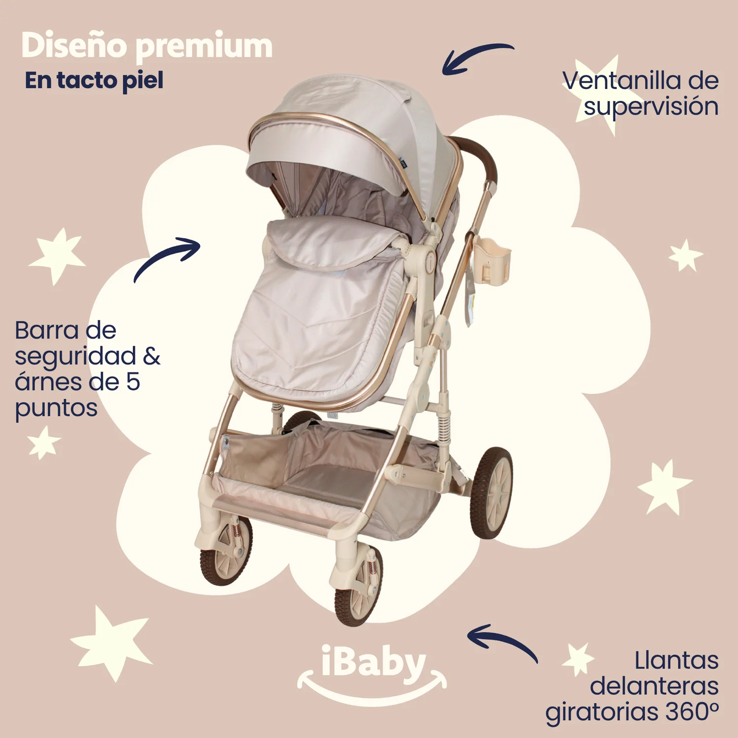 CARRIOLA TRAVEL SYSTEM VAIL Ibaby - Imagen 2